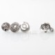 RekaVape Ghost Ring Style RTA Rebuildable Tank Atomizer - Silver, 316SS + PEI, 4ml, 22mm Diamter