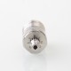 RekaVape Ghost Ring Style RTA Rebuildable Tank Atomizer - Silver, 316SS + PCTG, 4ml, 22mm Diamter
