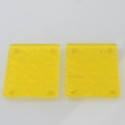RekaVape Replacement Cover Panel Plate for LVE Orion 2 II / Orion 2 II Pro Pod System - Yellow, Panda Pattern, Acrylic (2 PCS)