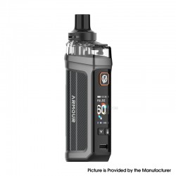 [Ships from Bonded Warehouse] Authentic Vaporesso Armour G2 60W Pod Mod Kit - Carbon Fiber Gray, 5~60W, 3400mAh, 5ml, 0.2/0.4ohm