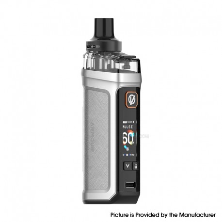 [Ships from Bonded Warehouse] Authentic Vaporesso Armour G2 60W Pod Mod Kit - Silk Silver, VW 5~60W, 3400mAh, 5ml, 0.2/ 0.4ohm