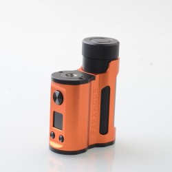 Authentic MECHVAPE Paramour V2 100W VW SBS Box Mod - Black Orange, VW 5~100W, 1 x 18650 / 21700
