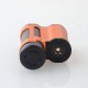 Authentic MECHVAPE Paramour V2 100W VW SBS Box Mod - Black Orange, VW 5~100W, 1 x 18650 / 21700