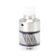 SXK NarTa Style RDTA Rebuildable Dripping Tank Atomizer - Silver, 316 Stainless Steel + PCTG, 3ml, 22mm Diameter