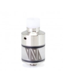 SXK NarTa Style RDTA Rebuildable Dripping Tank Atomizer - Silver, 316 Stainless Steel + PCTG, 3ml, 22mm Diameter