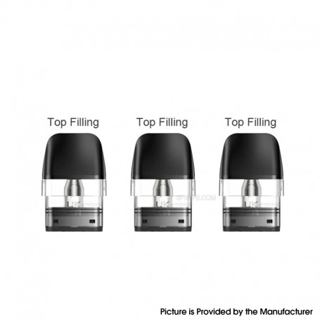[Ships from Bonded Warehouse] Authentic GeekVape Q Pod Cartridge for Sonder Q / Q2 / Q Lite, Wenax Q Kit - 2ml, 0.6ohm Top Fill