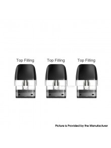 [Ships from Bonded Warehouse] Authentic GeekVape Q Pod Cartridge for Sonder Q / Q2 / Q Lite, Wenax Q Kit - 2ml, 0.6ohm Top Fill