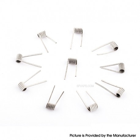 [Ships from Bonded Warehouse] Authentic Hellvape Ni90 Triple Core Fused Clapton Coil - 28Ga x 3 + 36Ga, 0.21ohm (10 PCS)