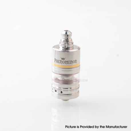 RekaVape Menelaus Polish Style RTA Rebuildable Atomizer - Silver, 316SS + PCTG, 4.0ml, 22mm Diameter