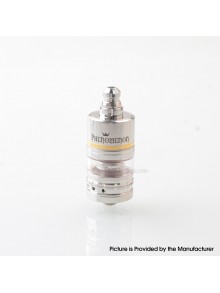 RekaVape Menelaus Polish Style RTA Rebuildable Atomizer - Silver, 316SS + PCTG, 4.0ml, 22mm Diameter