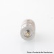 RekaVape Menelaus Polish Style RTA Rebuildable Atomizer - Silver, 316SS + PCTG, 4.0ml, 22mm Diameter