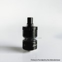 RekaVape Kuma 1.2 Style RTA Rebuildable Tank Atomizer - Black, 316SS + Glass, 4.5ml, 22mm Diameter