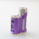 Authentic MECHVAPE Paramour V2 100W VW SBS Box Mod - Silver Purple, VW 5~100W, 1 x 18650 / 21700