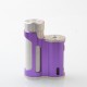 Authentic MECHVAPE Paramour V2 100W VW SBS Box Mod - Silver Purple, VW 5~100W, 1 x 18650 / 21700