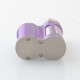 Authentic MECHVAPE Paramour V2 100W VW SBS Box Mod - Silver Purple, VW 5~100W, 1 x 18650 / 21700
