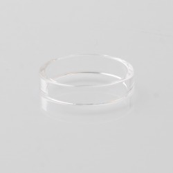 Replacement Short Glass Tank Tube for Flash 4.5S+ Style 22mm RTA - Transparent