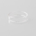 Replacement Short Glass Tank Tube for Flash 4.5S+ Style 22mm RTA - Transparent