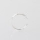 Replacement Short Glass Tank Tube for Flash 4.5S+ Style 22mm RTA - Transparent