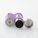 Authentic MECHVAPE Paramour V2 100W VW SBS Box Mod - Silver Purple, VW 5~100W, 1 x 18650 / 21700