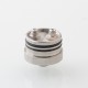 Flash 4.5S+ Style 22mm RTA Rebuildable Tank Atomizer - Silver, Titanium + Stainless Steel, 22mm Diameter