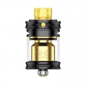 [Ships from Bonded Warehouse] Authentic Hellvape Dead Rabbit Mini RTA Atomizer - Black Gold, 3.5ml, 23.5mm Diameter