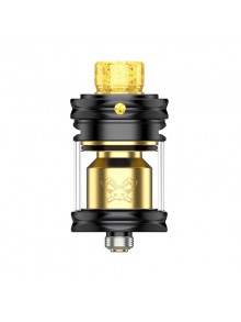 [Ships from Bonded Warehouse] Authentic Hellvape Dead Rabbit Mini RTA Atomizer - Black Gold, 3.5ml, 23.5mm Diameter