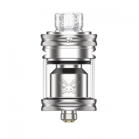 [Ships from Bonded Warehouse] Authentic Hellvape Dead Rabbit Mini RTA Atomizer - Matte SS, 3.5ml, 23.5mm Diameter