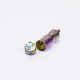 Flash 4.5S+ Style 22mm RTA Rebuildable Tank Atomizer - Flower Pattern, Titanium + Stainless Steel, 22mm Diameter