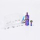Flash 4.5S+ Style 22mm RTA Rebuildable Tank Atomizer - Flower Pattern, Titanium + Stainless Steel, 22mm Diameter