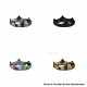 Authentic Thunder Cloud X Monarchy iDot RBA Replacement Decorative Crown 4 In 1 Kit - Black + Rainbow + Gold + Chrome Plated