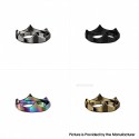 Authentic Thunder Cloud X Monarchy iDot RBA Replacement Decorative Crown 4 In 1 Kit - Black + Rainbow + Gold + Chrome Plated