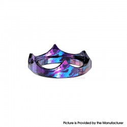 Authentic Thunder Cloud X Monarchy iDot RBA Replacement Decorative Crown Accessory - Phantom Stripe Titanium LE