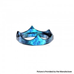 Authentic Thunder Cloud X Monarchy iDot RBA Replacement Decorative Crown Accessory - Crystal Blue Titanium LE