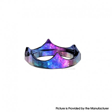 Authentic Thunder Cloud X Monarchy iDot RBA Replacement Decorative Crown Accessory - Crystal Aurora Titanium LE