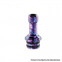 Authentic Thunder Cloud 510 Drip Tip for iDot RBA and other RDA / RTA / RDTA Atomizer - Phantom Stripe Titanium LE