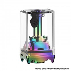 Authentic Thunder Cloud iDot RBA Tank Kit for dotAIO - Rainbow, 316SS LE, 3.8ml, 6 x Pins 3.7 / 3.0 / 2.6 / 2.0 / 1.5 / 1.0mm