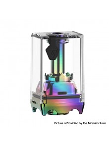 Authentic Thunder Cloud iDot RBA Tank Kit for dotAIO - Rainbow, 316SS LE, 3.8ml, 6 x Pins 3.7 / 3.0 / 2.6 / 2.0 / 1.5 / 1.0mm