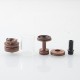 Authentic Ambition Mods Revorie MTL RTA Rebuildable Atomizer - Bronze, Air Pins 0.8, 1.0, 1.2mm, 5.0ml, 23mm Diameter