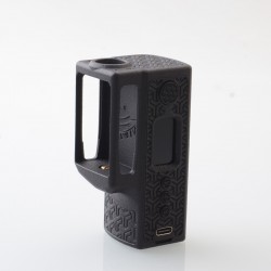 The MULE_V2 DNA100C 100W Style Boro Box Mod - Black, 3D Print, VW 1~100W, 1 x 21700, Evolv DNA100C Chipset
