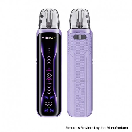 [Ships from Bonded Warehouse] Authentic Uwell Caliburn G5 Vision 35W Pod System Kit - Lilac Violet, 1600mAh, 3ml, 0.4ohm