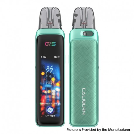 [Ships from Bonded Warehouse] Authentic Uwell Caliburn G5 Pro 35W Pod System Kit - Bright Aqua, 1800mAh, 3ml, 0.4ohm / 0.6ohm