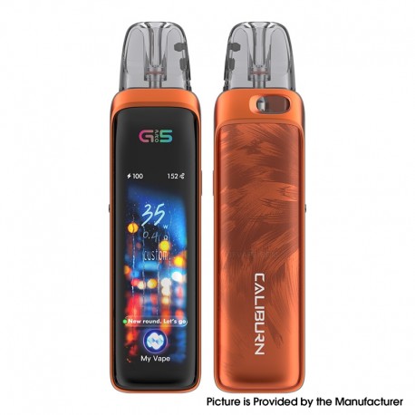 [Ships from Bonded Warehouse] Authentic Uwell Caliburn G5 Pro 35W Pod System Kit - Burnt Orange, 1800mAh, 3ml, 0.4ohm / 0.6ohm