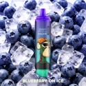 [Ships from EU-1 Warehouse] Authentic Airmez Tornado 50k Puffs Disposable Kit 850mAh 25ml - Blueberry On Ice, 50,000 puffs
