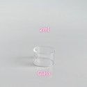 RekaVape Replacement Tank Tube for VWM Imperia Style RTA Improved Version - Translucent, Glass, 2.0ml