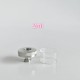 Rekavape Replacement Tank Tube + Chimney + Top Cap Kit for VMM Imperia Style RTA Improved Version - Silver, Glass + SS, 2.0ml