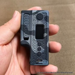 The MULE_V2 DNA100C 100W Style Boro Box Mod - Black Camouflage, 3D Print, VW 1~100W, 1 x 21700, Evolv DNA100C Chipset