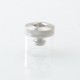 Rekavape Replacement Tank Tube + Chimney + Top Cap Kit for VMM Imperia Style RTA Improved Version - Silver, Glass + SS, 2.0ml
