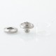 Rekavape Replacement Tank Tube + Chimney + Top Cap Kit for VMM Imperia Style RTA Improved Version - Silver, Glass + SS, 2.0ml