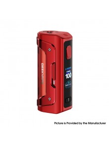 [Ships from Bonded Warehouse] Authentic GeekVape Aegis Solo 5 100W Box Mod - Red, VW 5~100W, 1 x 18650 / 21700