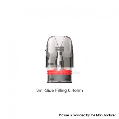 [Ships from Bonded Warehouse] Authentic GeekVape Q Pod Cartridge for Sonder Q / Q2 / Q Lite Kit - 3ml, 0.4ohm Side Fill (3 PCS)